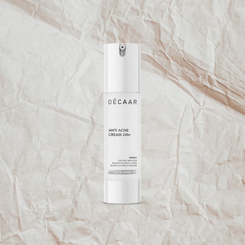 Kem trị mụn trắng da Décaar Anti Acne Cream 24hr